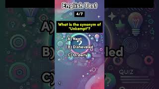 English Vocabulary Quiz  Synonym Quiz english quiz synonyms vocabulary knowledge game shorts [upl. by Nemlaz829]