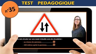 ✅Test code de la route 2023 35 Permis de conduire [upl. by Lemrej]