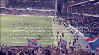 New Rangers Song Follow Follow Glasgow Rangers [upl. by Onaicilef520]