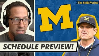 Michigans 2023 football schedule is COMICALLY EASY  The Solid Verbal [upl. by Anovad595]