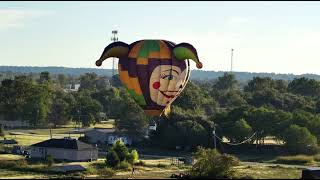 Natchez Balloon Festival Jester Balloon 2024 [upl. by Troy243]