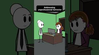 Addressing unprofessional behavior Therealveronika fypage veronika funnyanimation [upl. by Yorgo]