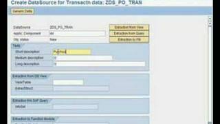 SAP BW  How ToCreate a generic extractor from SAP R3 [upl. by Asennav990]