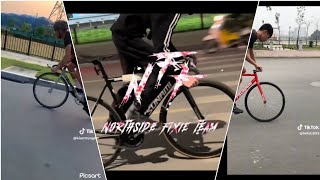 Truly Fixed Gear  Tổng hợp tiktok fixie or road  Video toàn chiến thần đạp xe [upl. by Kcered]