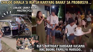 ZANJOE MARUDO DINALA SI RIA ATAYDE SA KANYANG BAHAY SA PROBINSYA ❤️ RIAS HANDAAN WITH THE MARUDOS [upl. by Sawyere]