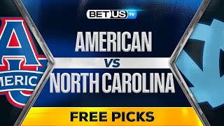 American vs North Carolina 111525 Game Preview  College Basketball Picks and Predictions [upl. by Dlareg]