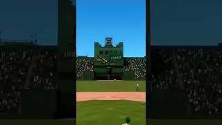 The first ever Home run at Polo grounds to dead center field in MLB the show 24 crazy viral shorts [upl. by Paulina]