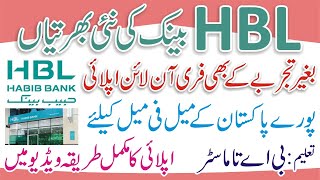 HBL Jobs Online Apply  Habib Bank Limited Jobs 2023  How to Apply Banking Jobs 2023  Bank Job [upl. by Llekim]