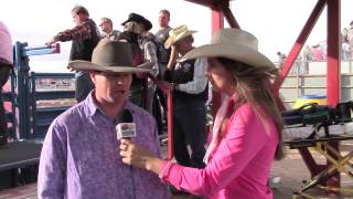 Tucson Rodeo 2014 Performance 2 Bull Riding Winner  Shawn Proctor [upl. by Odlawso]