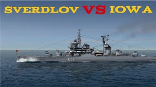 Sverdlov Class Cruiser VS Iowa Class Battleship  Cold Waters Epic Mod [upl. by Amii]