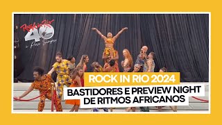 POR DENTRO DAS APRESENTAÇÕES DE RITMOS AFRICANOS NO ROCKINRIO2024 [upl. by Ettesel]