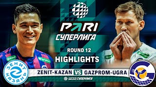 ZenitKazan vs GazpromUgra  HIGHLIGHTS  Round 12  Pari SuperLeague 2024 [upl. by Rhianon]