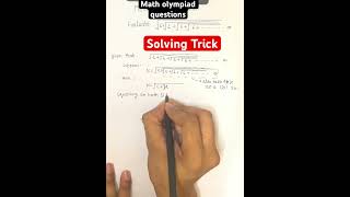 olympiad math olympiad questions  olympiad mathematics maths olympiad education exam [upl. by Eleumas]