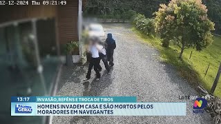 Dois homens mortos durante invasão em casa em Navegantes [upl. by Percy]