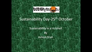 Sustainability Day 25th October [upl. by Eenttirb]