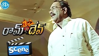 Ramdev Movie Scenes  Aakash Takes Revenge On Paruchuri Venkateswara Rao  Gracy Singh [upl. by Sidman]