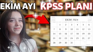 Ekim Ayı KPSS Planı  Fen ÖABT Planı [upl. by Ardnuahs]