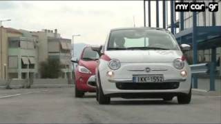 Fiat 500 Vs Ford Ka [upl. by Jedthus535]