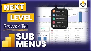 Take your Power BI Navigation Menus to the Next Level  Full PBI UXUI Design Tutorial [upl. by Lalo855]