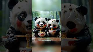 Baby panda performs eating ramen pandaso cute that it explodesso cute that it explodes children’ [upl. by Zhang]