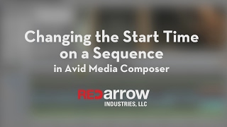 Changing the Start Time on a Sequence in Avid Media Composer [upl. by Hajan]