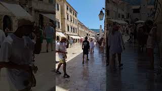 Summer on the Stradun in the heart of Dubrovnik [upl. by Eatton644]