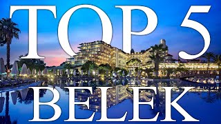 TOP 5 BEST All Inclusive Hotels in BELEK Antalya Turkey 2023 REVIEWS INCLUDED [upl. by Aleciram]