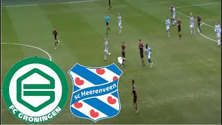 SC Heerenveen 21 FC Groningen Samenvatting  Eredivisie 20242025 [upl. by Isadore]