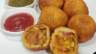 Bread Bonda Recipe सबसे आसान सबसे क्रिस्पी है ये ब्रेड बोंडा  Bread Pakora Recipe [upl. by Auhesoj]