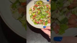 Easyquick and healthy salad 🥗 salad easysalad saladrecipe saladrecipeforweightloss quicksalad [upl. by Joannes53]