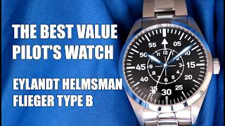 The Best Flieger Type B Pilot Watch The Eylandt Helmsman from Hemel Watches [upl. by Kaazi]