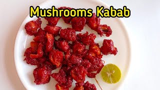 Mushrooms Kabab  10 minutes mushroom recipe  Deeksha Cooking Expert  mushroom recipes mushroom [upl. by Lesig766]