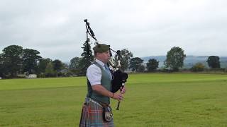 Solo Male Piper Bagpipes Music 2018 Highland Games Blairgowrie Perthshire Scotland [upl. by Kenay]