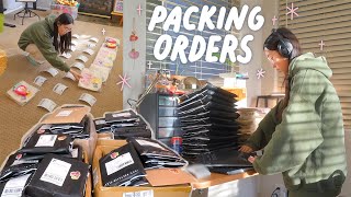 ✨ Packing 500 Orders for my Small Business 📦 [upl. by Nuhsal]