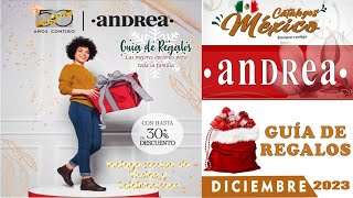 Catálogo ANDREA GUIA DE REGALOS Diciembre 2023 [upl. by Nnylav]