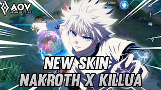 NEW SKIN NAKROTH X KILLUA GAMEPLAY  ARENA OF VALOR [upl. by Githens]