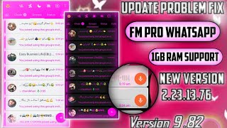 FM WhatsApp Pro Update Fix  FM WhatsApp Download  FM Whatsapp Latest Version  Update FM WhtsAp [upl. by Tatiana]