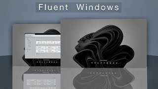 Fluent Windows  Cool Desktop  Files Explorer Customization  Windows 11 Dark Theme [upl. by Aronson]