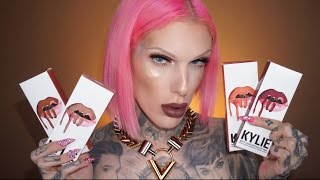 KYLIE JENNER Fall 2016 LIP KITS Review amp Swatches  Jeffree Star [upl. by Ellebana]