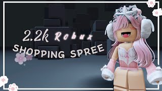 22K ROBLOX SHOPPING SPREE [upl. by Kalindi504]