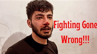 Street Fighter VS Boxer  Sparring gone wrong  Rayid Vs Salif  MMA  🔞 [upl. by Harrington]