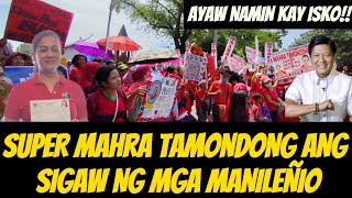 PAMBATO NI PBBM SA MAYNILA DINUMOG NG MGA LOYALISTA SUPER MAHRA TAMONDONG KAMI [upl. by Ehtylb]