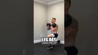 Kettlebell ONLY Leg Day bodybuilding legday [upl. by Ditter]