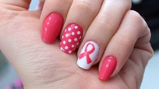 Unhas Decoradas  Outubro Rosa [upl. by Tsai514]