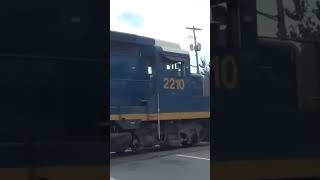 CSX slug shoving a chessie caboose [upl. by Autumn952]