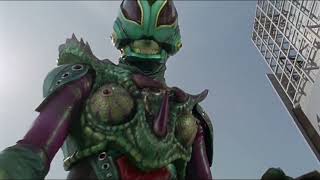 Mele Gekiranger Chameleon Villainess with Green Battle Suit [upl. by Theodor682]