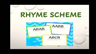 What is Rhyme Scheme [upl. by Mal]