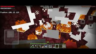 Mining Netherite for Netherite Armor minecraft survival 21 [upl. by Esten]