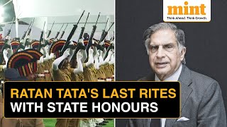 Ratan Tata Cremated With State Honours Thousands Gather To Pay Tributes  Ratan Tata Funeral [upl. by Amelie]