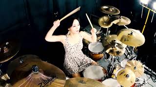 Black Sabbath  Paranoid drum cover by Ami Kim110 [upl. by Arinaj]